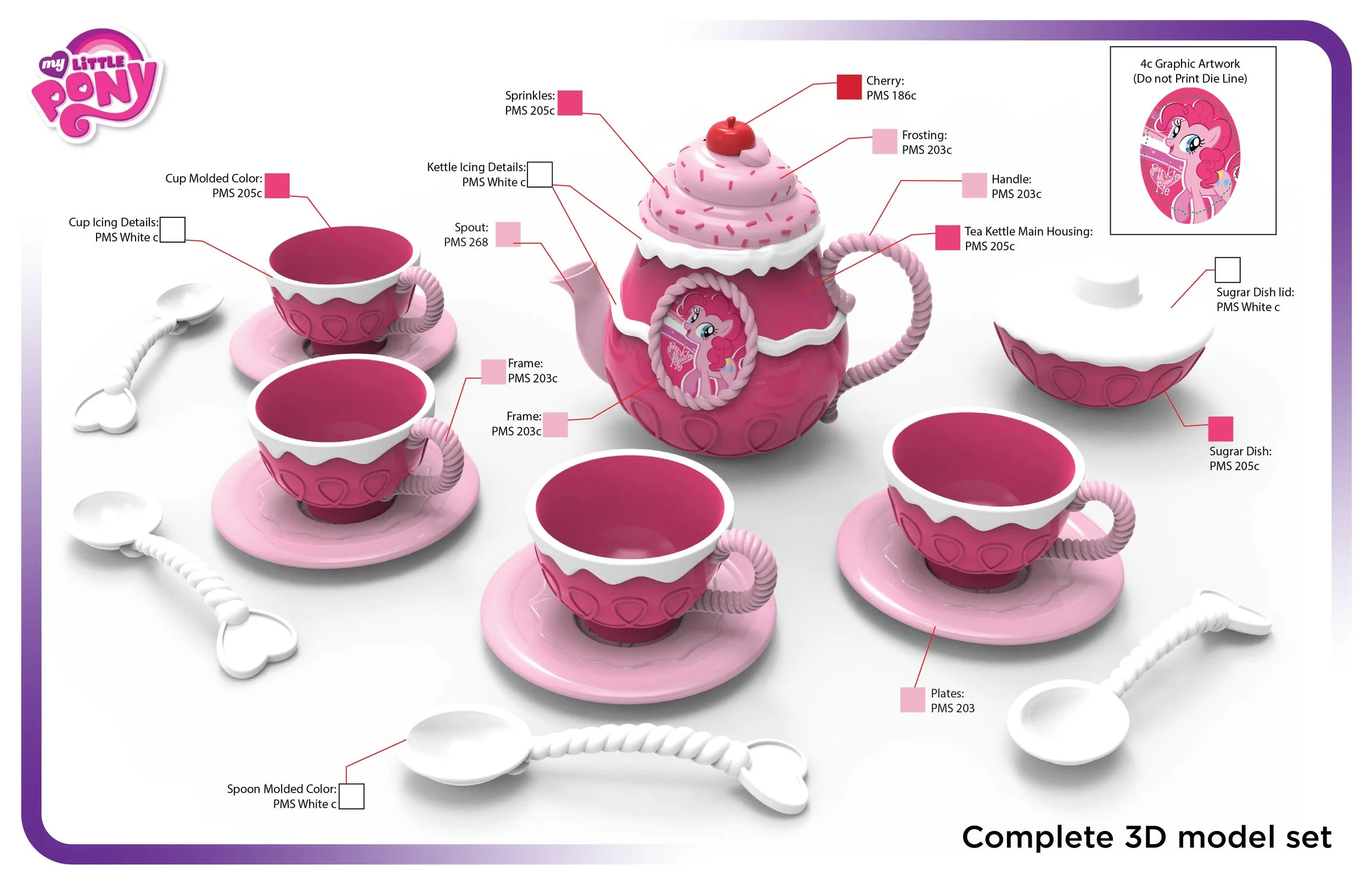 My Little Pony Electronic Tea Set Graham Wilson Design